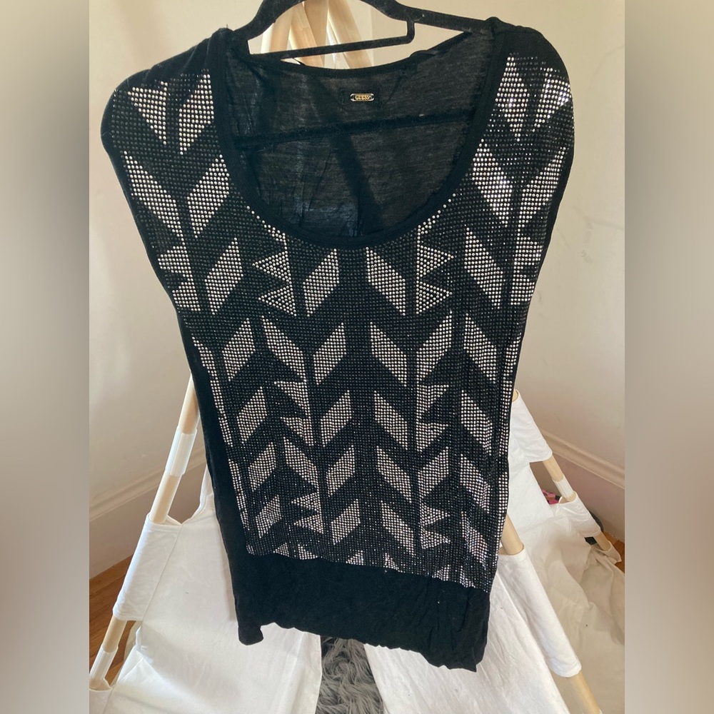 Cute black and sparkly Guess dress size small